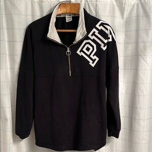 PINK Victoria's Secret 1/2  Zip Up pull over Size large